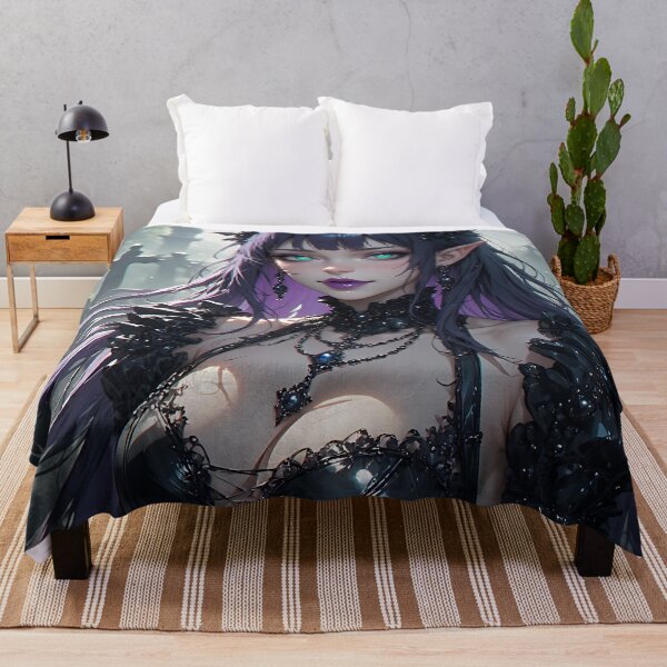 Item preview, Hot Halloween Anime Goth Girl Waifu 164 designed and sold by Your New Fixation.