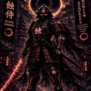 Artwork thumbnail, Eclipse Samurai by RiteshCenter