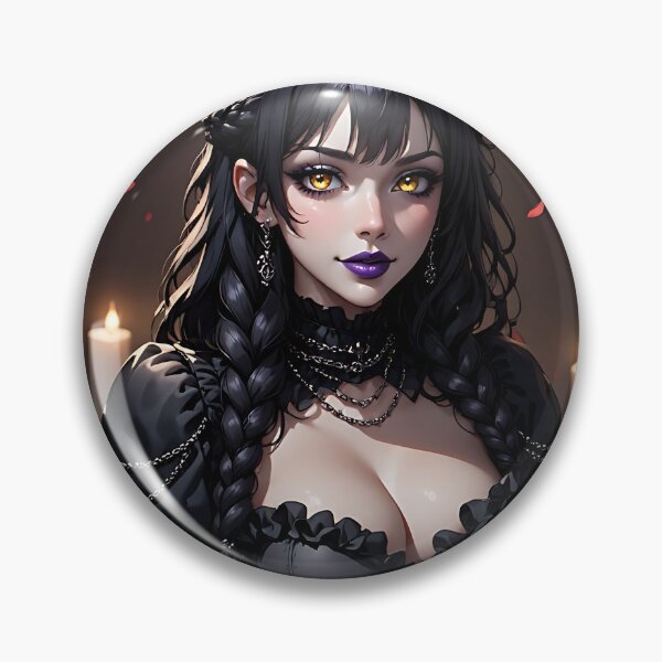 Item preview, Hot Halloween Anime Goth Girl Waifu 167 designed and sold by Your New Fixation.