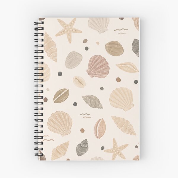 Item preview, Neutral Coastal Seashell Pattern – Soft Beachy Seamless Design designed and sold by Barelythere2324.