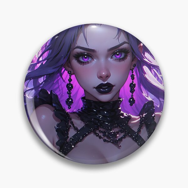 Artikelvorschau, Heißes Halloween-Anime-Goth-Girl-Waifu 168 entworfen und verkauft von Your New Fixation.