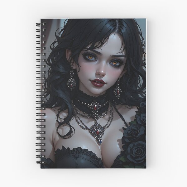 Item preview, Hot Halloween Anime Goth Girl Waifu 173 designed and sold by Your New Fixation.