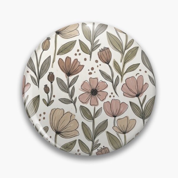 Item preview, Vintage Wildflower Seamless Pattern – Soft Botanical Floral Illustration designed and sold by Barelythere2324.