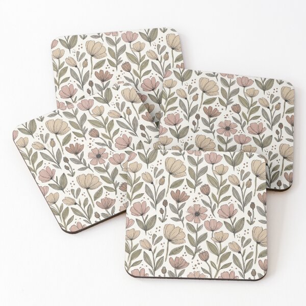 Item preview, Vintage Wildflower Seamless Pattern – Soft Botanical Floral Illustration designed and sold by Barelythere2324.