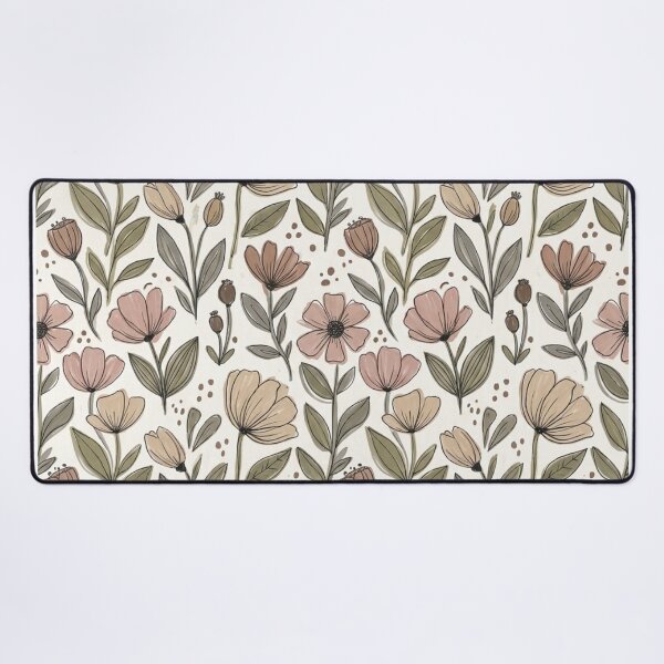 Item preview, Vintage Wildflower Seamless Pattern – Soft Botanical Floral Illustration designed and sold by Barelythere2324.