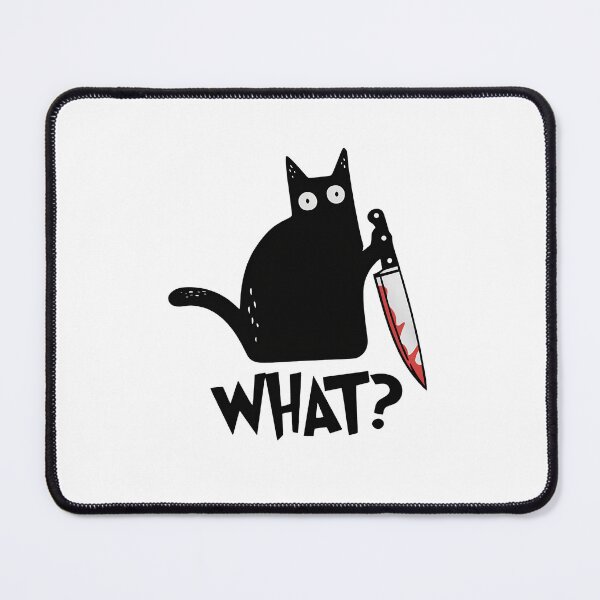 Item preview, What Cat With Bloody Knife Shirt designed and sold by SoyLamderma.