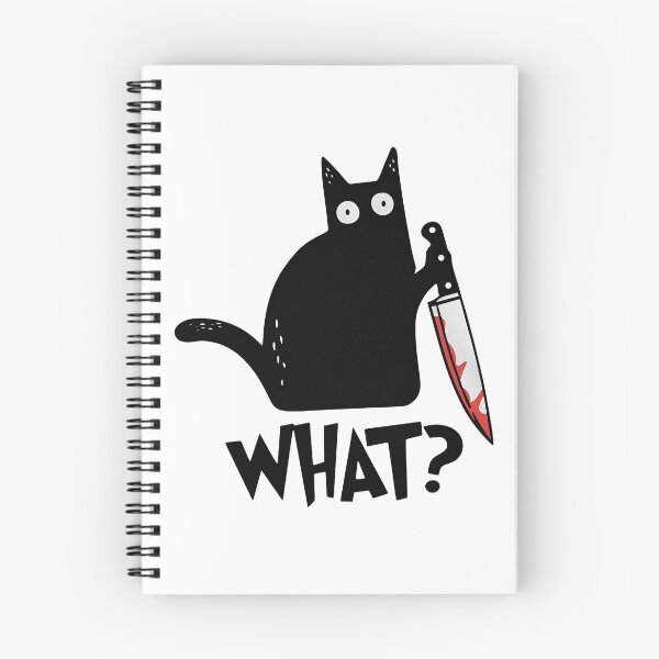 Item preview, What Cat With Bloody Knife Shirt designed and sold by SoyLamderma.