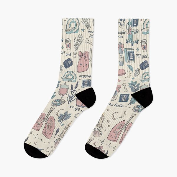 Item preview, Cute Respiratory Therapist Coquette Pattern | RT Girl Pastel Medical Aesthetic Collage designed and sold by ClinicalHubs.