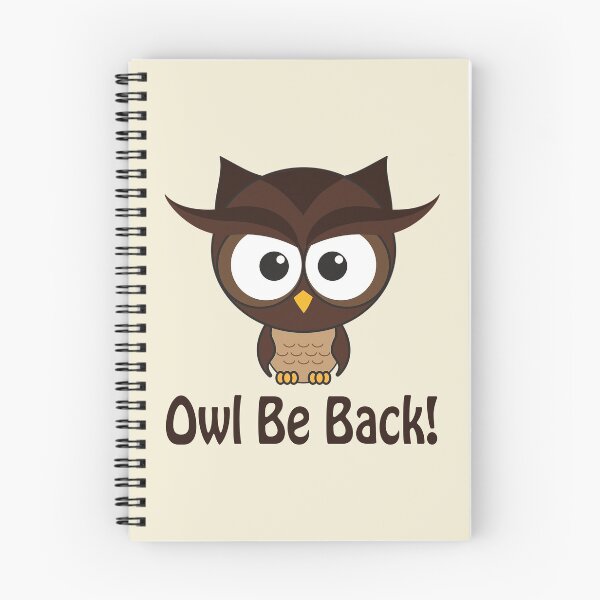 Item preview, Owl Be Back Owl designed and sold by Hedgie Designs.