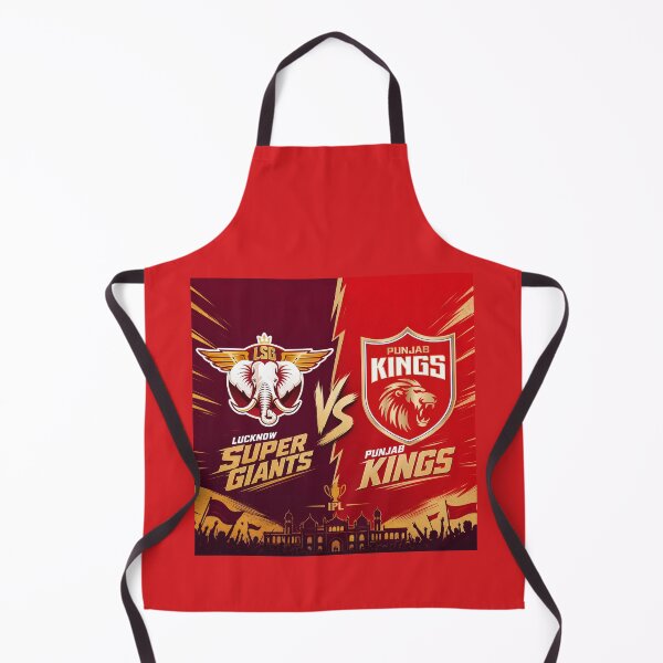 Item preview, Lucknow Super Giants vs Punjab Kings – IPL Rivalry Tee designed and sold by Crick-Art.