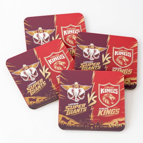 Item preview, Lucknow Super Giants vs Punjab Kings – IPL Rivalry Tee designed and sold by Crick-Art.