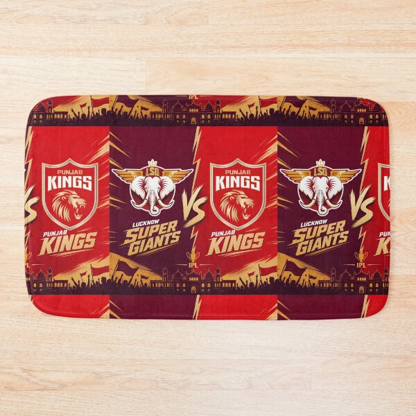 Item preview, Lucknow Super Giants vs Punjab Kings – IPL Rivalry Tee designed and sold by Crick-Art.