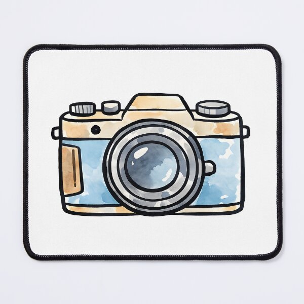 Item preview, Watercolor Camera  designed and sold by GraphicsClub.