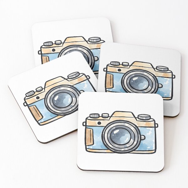 Item preview, Watercolor Camera  designed and sold by GraphicsClub.