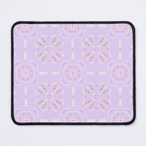 Item preview, Floral Geometric Tile Pattern — Blue Lemon Studio Original Illustration designed and sold by BluelemonStudio.