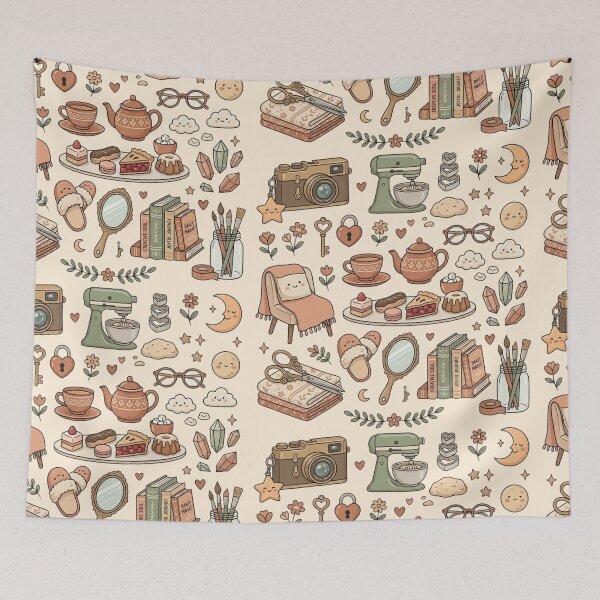 Item preview, Cute Aesthetic Doodles Graphic  designed and sold by LunaVales.