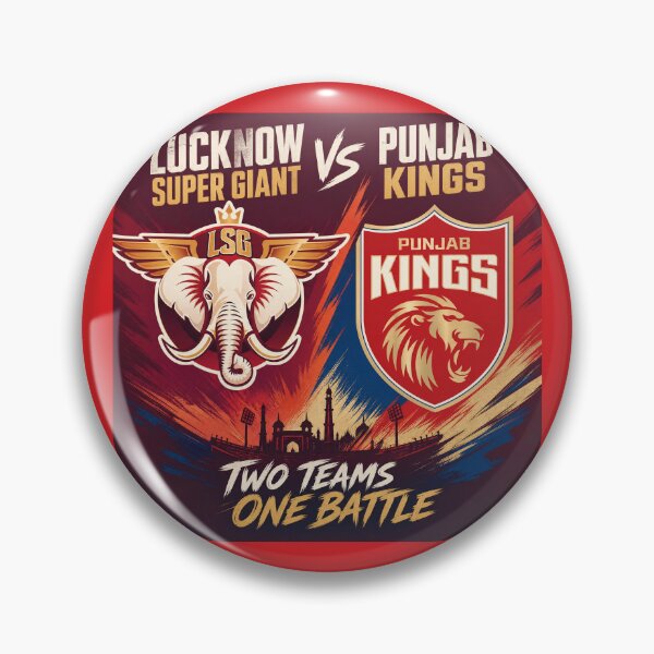 Item preview, LSG vs Punjab Kings IPL Cricket T-Shirt designed and sold by Crick-Art.