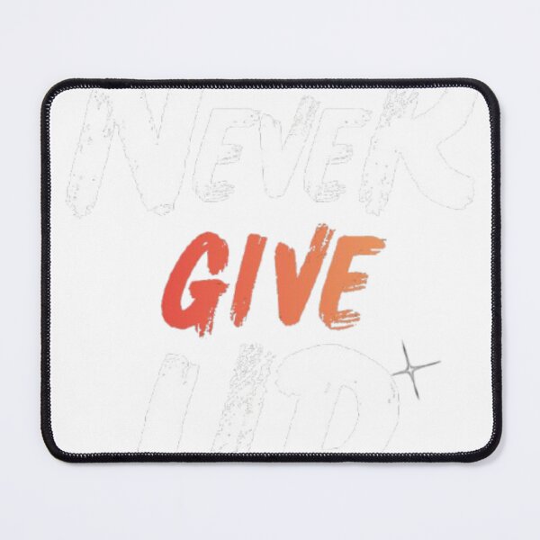 Item preview, Never Give Up Typography Design designed and sold by aritu.