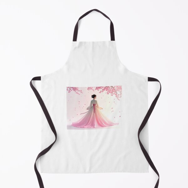 Item preview, Korean Hanbok Woman under Cherry Blossom designed and sold by Picks-J.