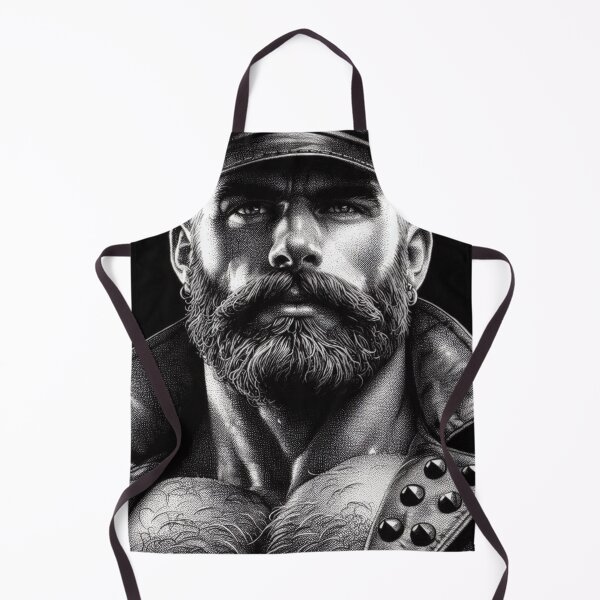 Item preview, Gay Leather Bar Daddy Wolf Defiant Currency Tom of Finland Tribute Gay Pride Graphic Design designed and sold by ItsAKinkThing.