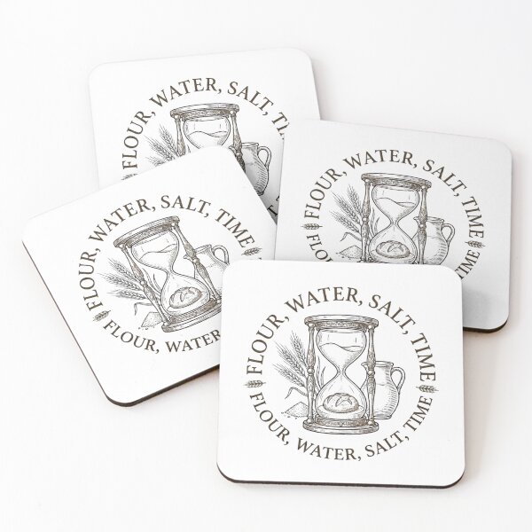 Item preview, Flour Water Salt Time - Sourdough Baker Philosophy designed and sold by Artisan Bio Studio.