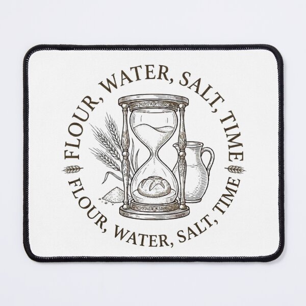 Item preview, Flour Water Salt Time - Sourdough Baker Philosophy designed and sold by Artisan Bio Studio.