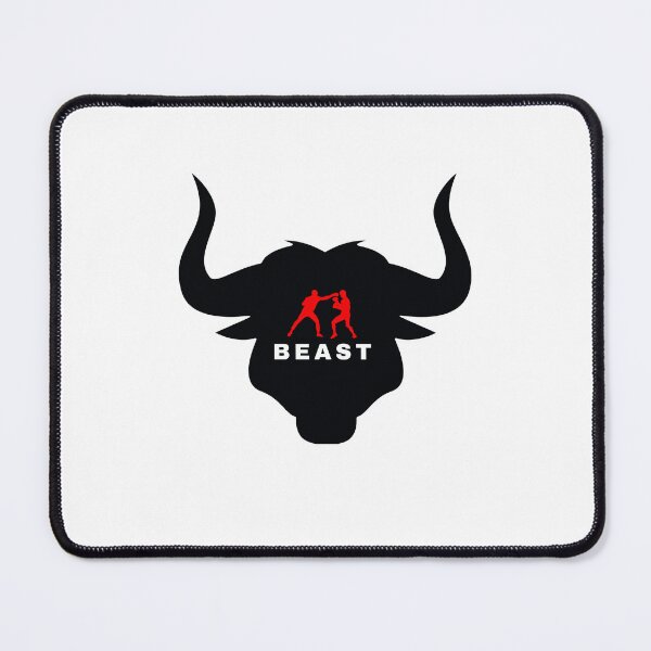 Item preview, Beast Mode Boxing Bull | Fighter Strength Gym Workout T-Shirt Design designed and sold by STILQ-FASHION.