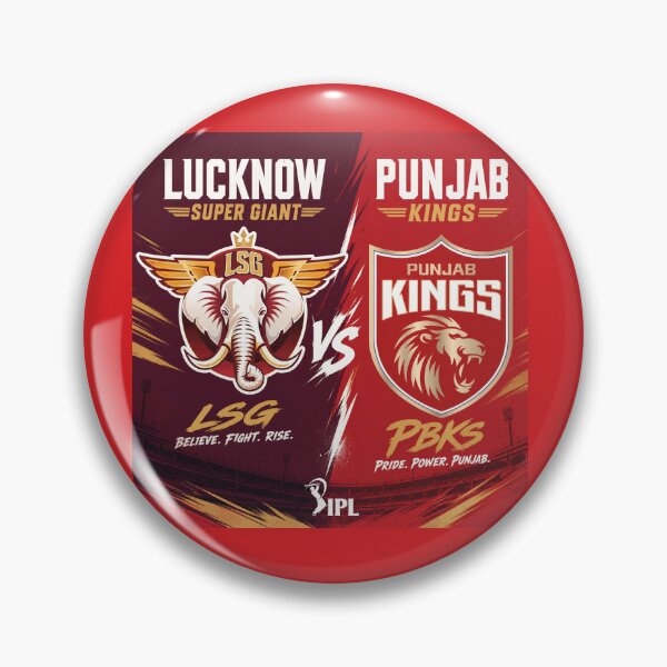 Item preview, LSG vs PBKS – IPL Sportswear Graphic Tee designed and sold by Crick-Art.