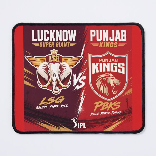 Item preview, LSG vs PBKS – IPL Sportswear Graphic Tee designed and sold by Crick-Art.