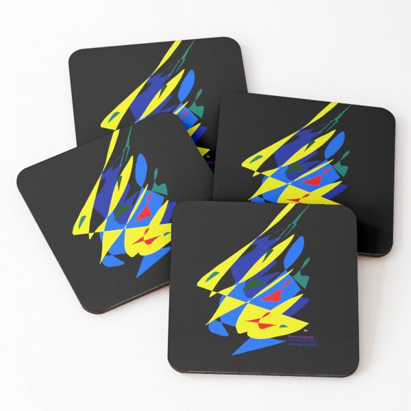 Item preview, Modern Abstract Geometric Shapes Neon Color Splat Art designed and sold by Pawar1999.