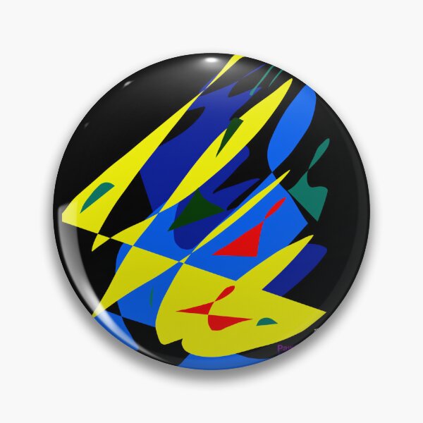 Item preview, Modern Abstract Geometric Shapes Neon Color Splat Art designed and sold by Pawar1999.
