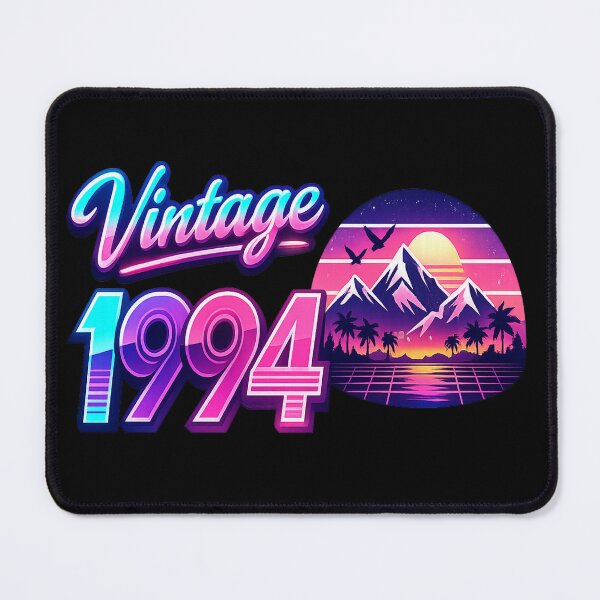 Item preview, Vintage 1994 Outrun Retro Sunset - 32nd Birthday Gift Art designed and sold by myforestfog.