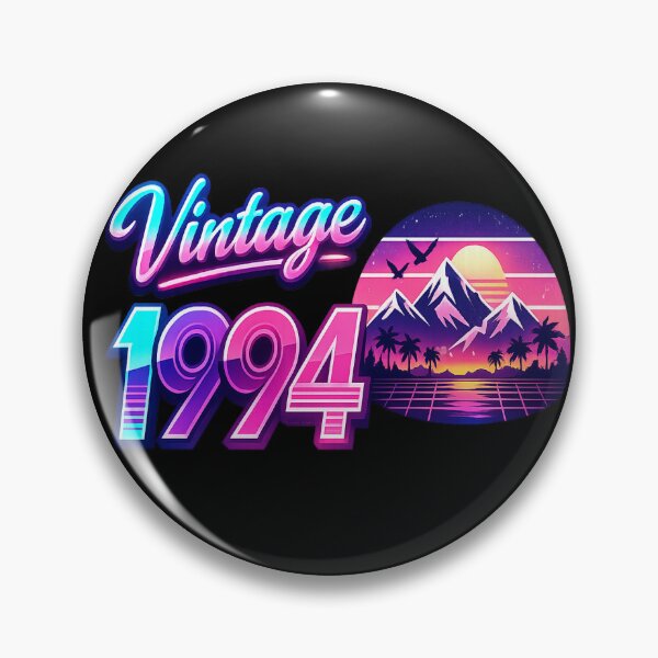 Item preview, Vintage 1994 Outrun Retro Sunset - 32nd Birthday Gift Art designed and sold by myforestfog.