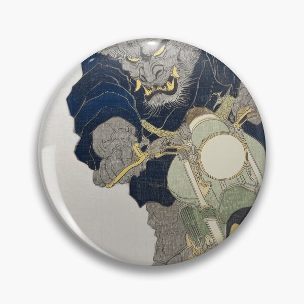 Item preview, Mythical Oni Creature Riding a Motorcycle designed and sold by lautir.