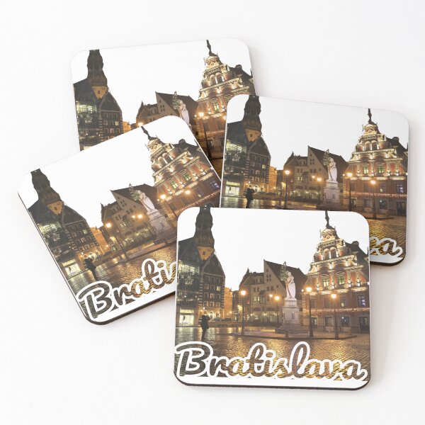 Item preview, Riga Latvia Night Photo Typography Graphic House of the Blackheads designed and sold by Sashka-.