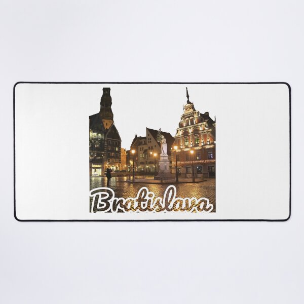 Item preview, Riga Latvia Night Photo Typography Graphic House of the Blackheads designed and sold by Sashka-.