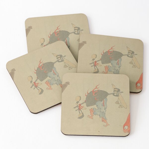 Item preview, Hyakki Yagyo Classic Japanese Yokai Parade Vintage Art designed and sold by vekotpu.