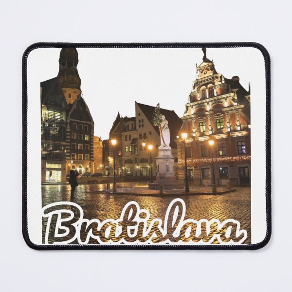 Item preview, Riga Latvia Night Photo Typography Graphic House of the Blackheads designed and sold by Sashka-.