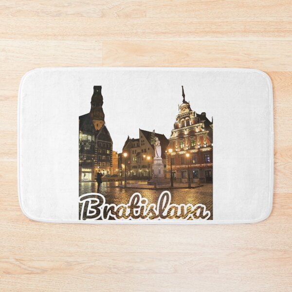 Item preview, Riga Latvia Night Photo Typography Graphic House of the Blackheads designed and sold by Sashka-.
