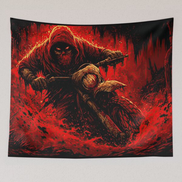 Item preview, Demonic Red Biker and Motorcycle in Hellfire designed and sold by Piotrek0001.