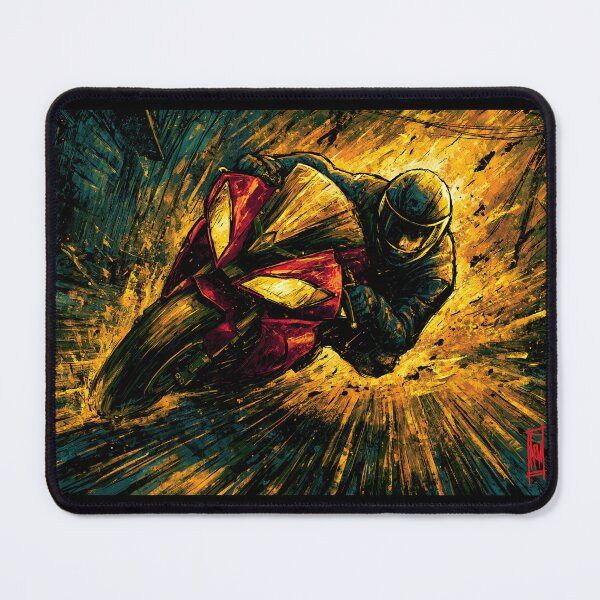 Item preview, Abstract Speeding Biker with Orange Motion Blur designed and sold by Piotrek0001.