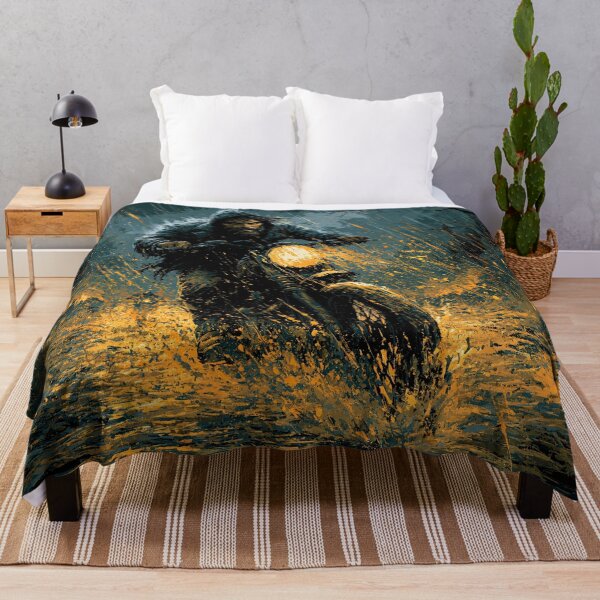 Item preview, Biker Silhouette Speeding Through Rain and Light  designed and sold by Piotrek0001.