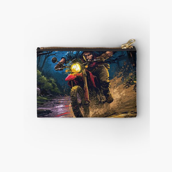 Item preview, Biker on Dirt Bike Riding Through Mud and Rain designed and sold by Piotrek0001.