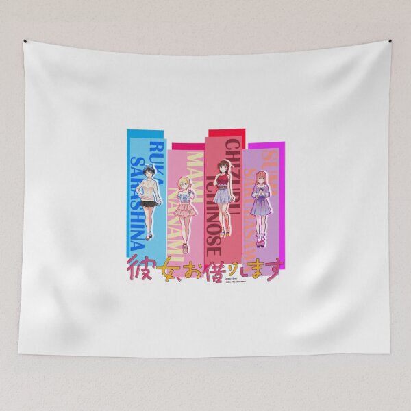 Item preview, RENT A GIRLFRIEND FANART || RENT A GIRLFRIEND FAN DESIGN designed and sold by Svyatoslavovich.