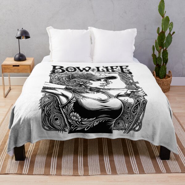 Item preview, Bow Life Archer Girl Vintage Archery Woman Art Nouveau designed and sold by GrandeDuc.