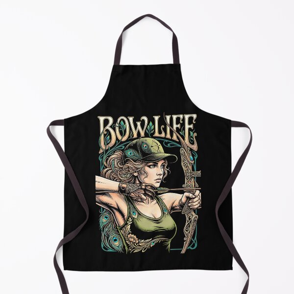 Item preview, Bow Life Archer Girl Vintage Archery Woman Art Nouveau designed and sold by GrandeDuc.