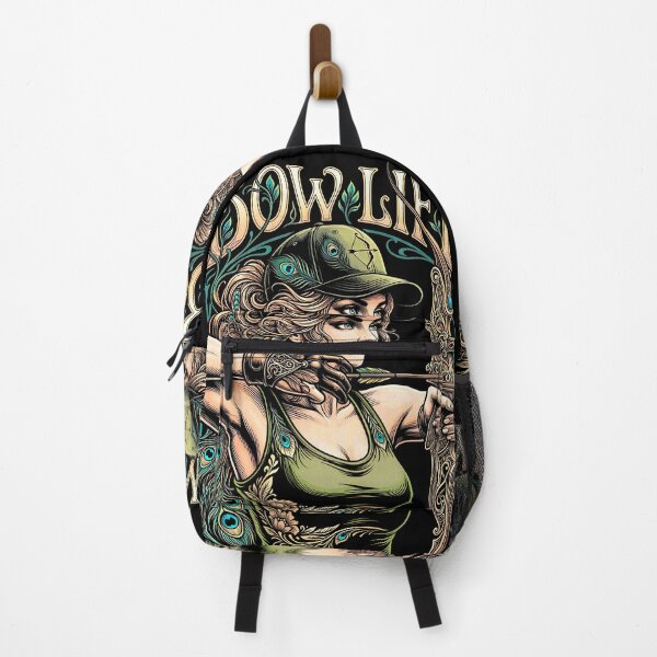 Item preview, Bow Life Archer Girl Vintage Archery Woman Art Nouveau designed and sold by GrandeDuc.
