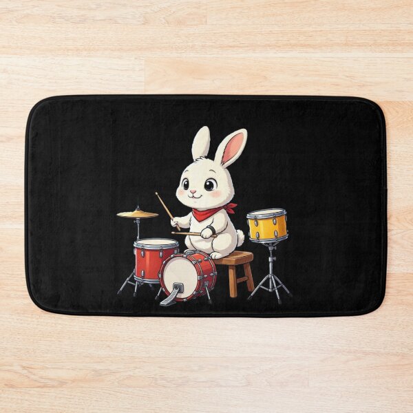 Item preview, Rabbit Playing The Drums  designed and sold by TheEndDesign.