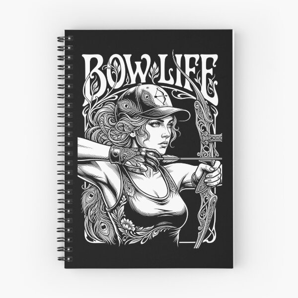 Item preview, Bow Life Archer Girl Vintage Archery Woman Art Nouveau designed and sold by GrandeDuc.