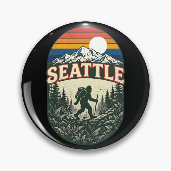 Artikelvorschau, Seattle Wandern Bigfoot Sasquatch entworfen und verkauft von dudelinart.